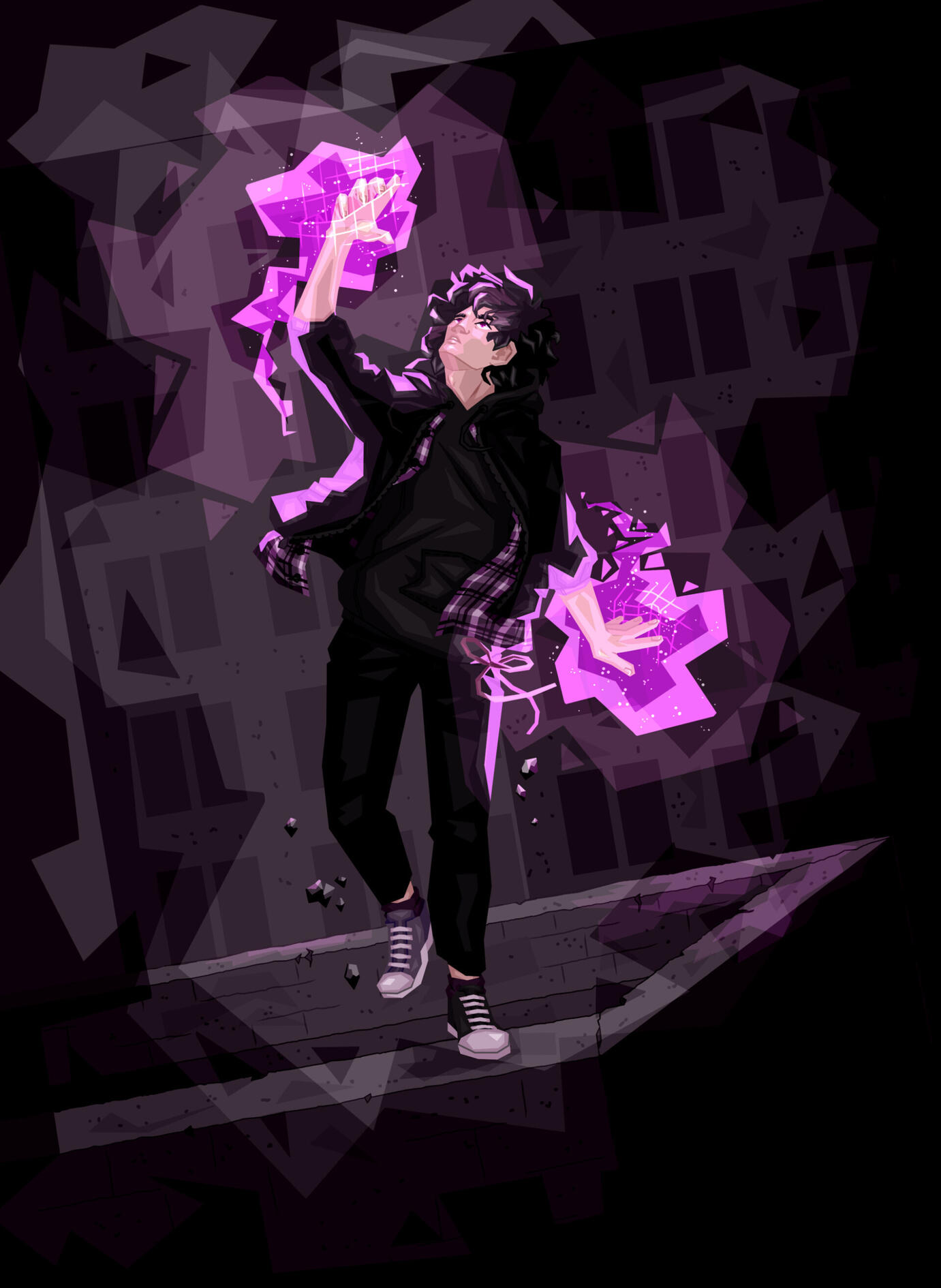 2020 - Galactic Dreams - zine featuring art of peoples original characters and a chosen aesthetic (space)