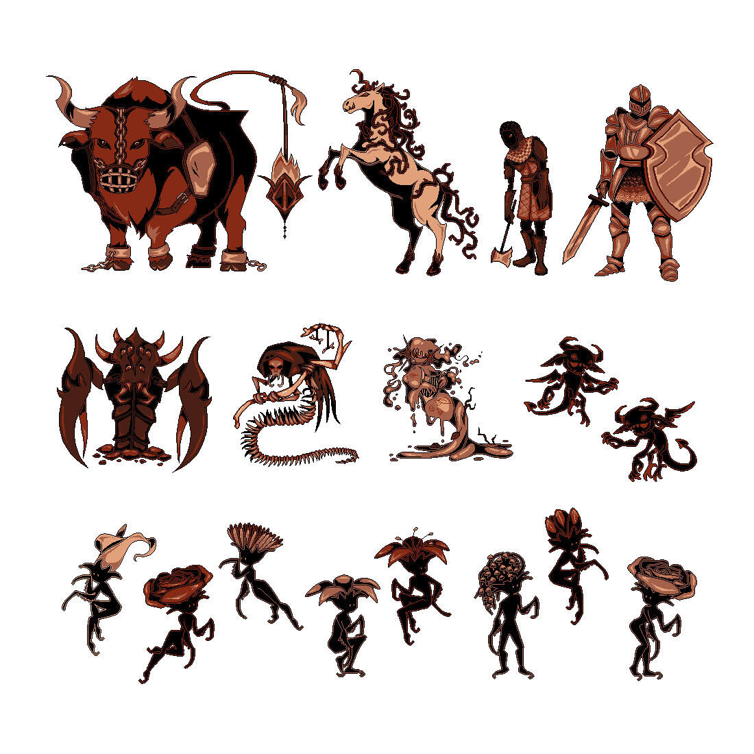 enemy sprites