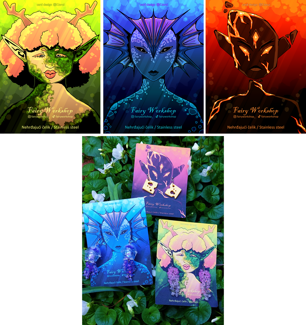 Earring back cards