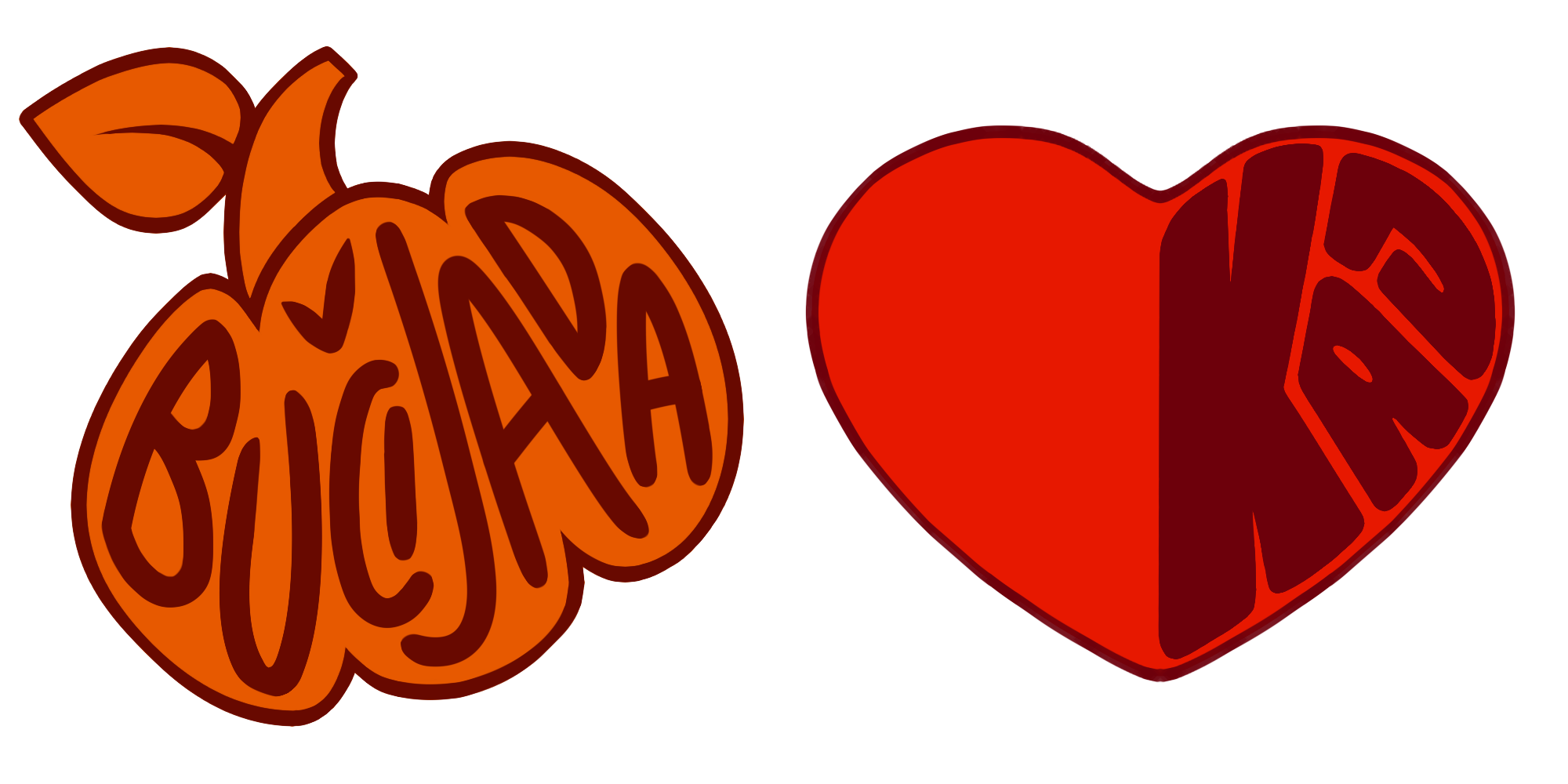 Designs for magnets themed on local fair events